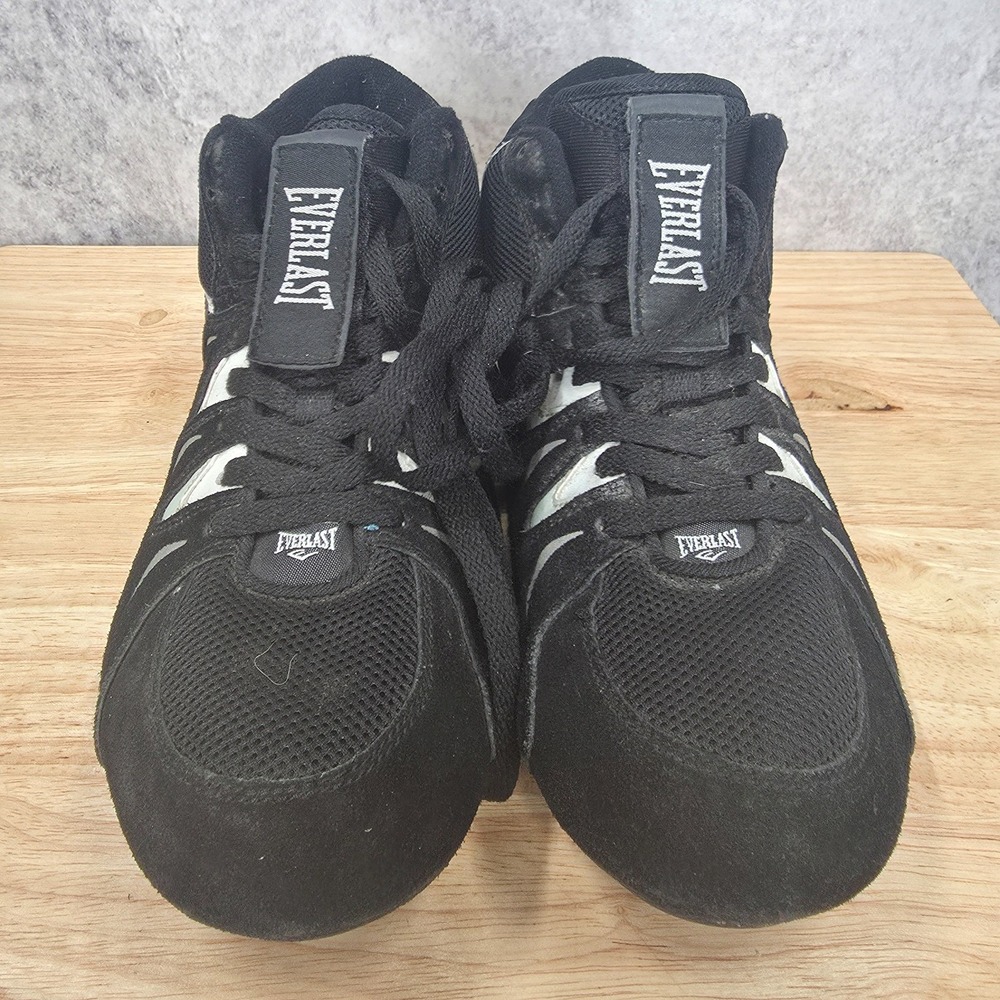 Everlast Wrestling Shoes Mens 8 Black Low Top MMA Boxing Combat Shoes AM461-1 - Picture 3 of 10